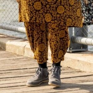 Gudrun Sjoden Grey Suede Moccasins